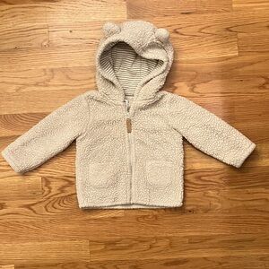 Carter's Cream Fleece Kids' Hoodie 12 mo